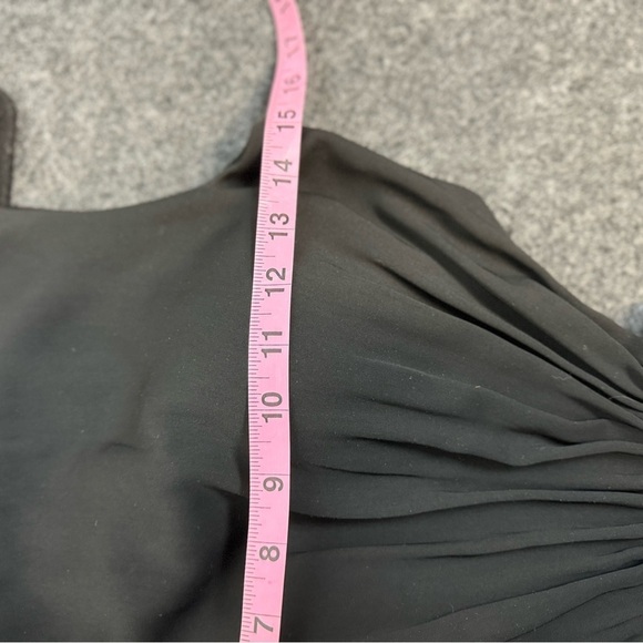 Ieena by Mac Duggal Black Gown Cut Outs sleeveless round neck Size 0 - Picture 7 of 8